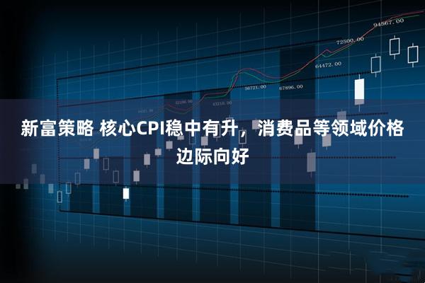 新富策略 核心CPI稳中有升，消费品等领域价格边际向好