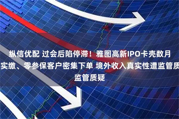 纵信优配 过会后陷停滞！雅图高新IPO卡壳数月 零实缴、零参保客户密集下单 境外收入真实性遭监管质疑